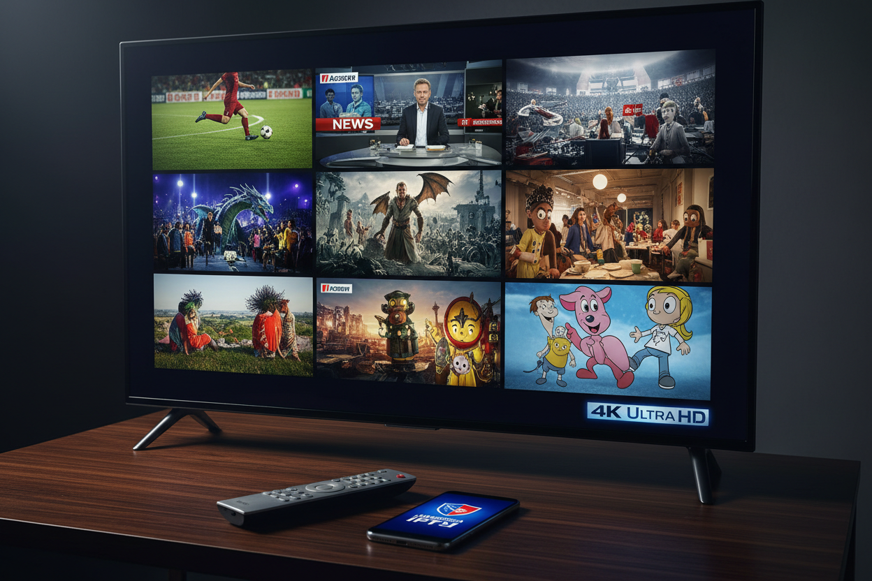 4K Ultra HD IPTV Subscription - 12 Month Elite Pass