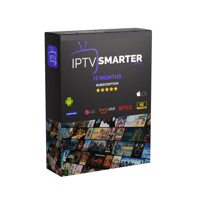 Official IPTV Smarters Pro Subscription | 4K Fast Servers